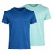 Galaxy Kick Start Gear Men's Short Sleeve Moisture-Wicking Quick Dry Performance Crew Neck Tee-2 Pack